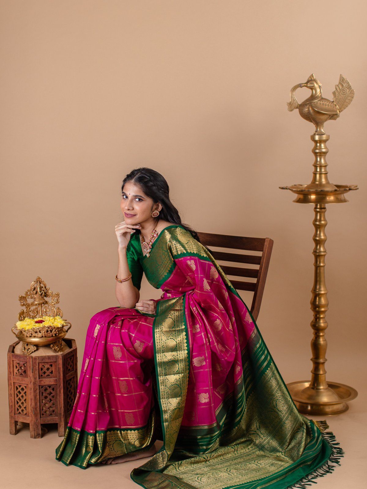 Pure Kanjeevaram Handloom Silk