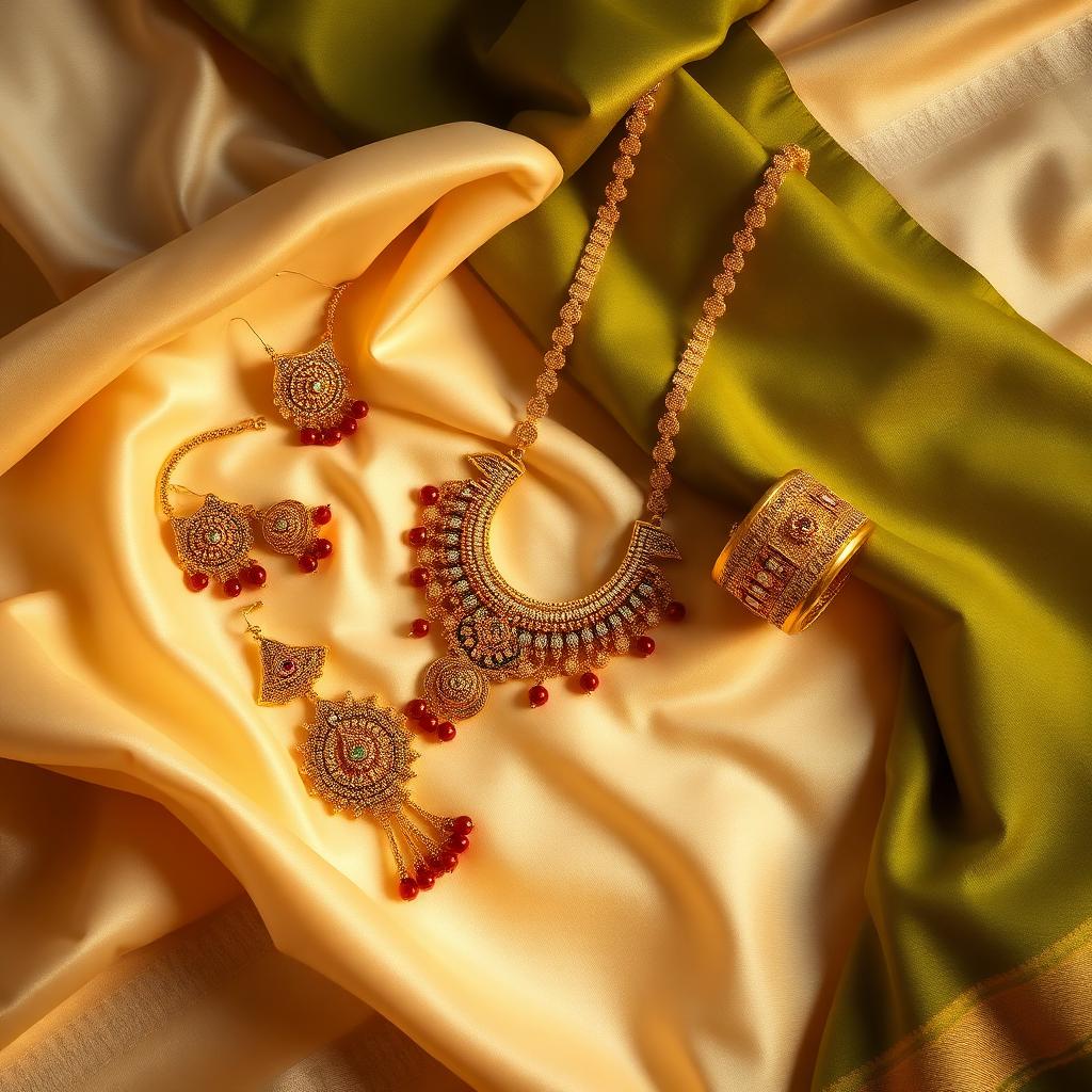 Artisanal silk collection accessories